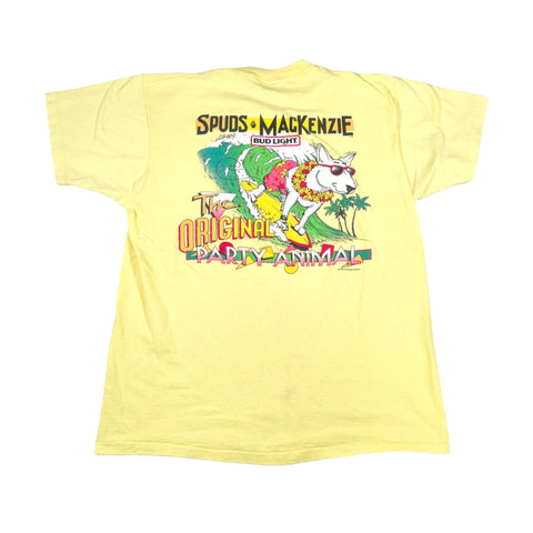 Vintage 1987 Spuds MacKenzie Bud Light Party Animal T-Shirt