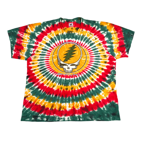 Vintage 1988 Grateful Dead Steal Your Face Tie-Dye T-Shirt