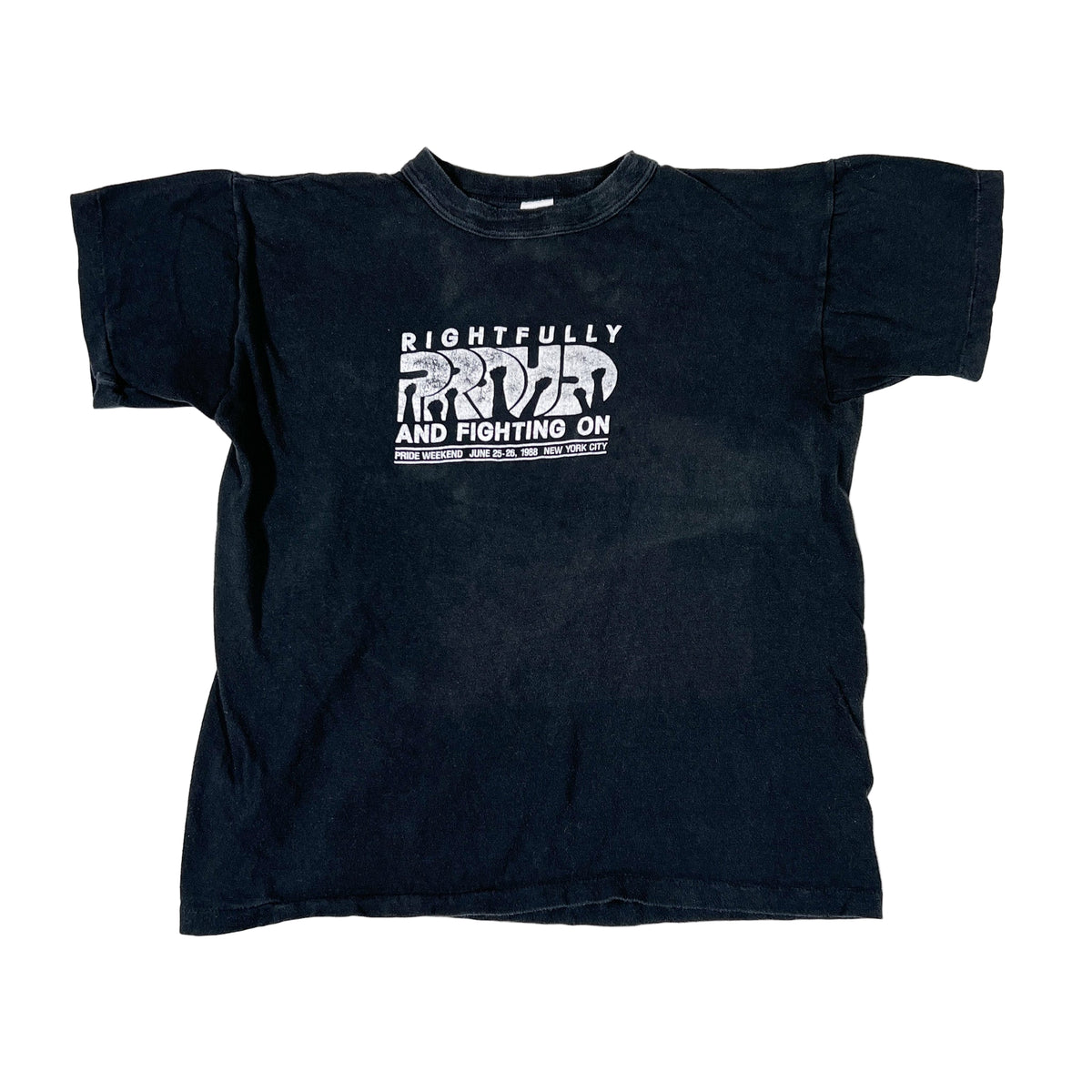 Vintage 1988 NYC Pride Weekend “Rightfully Proud and Fighting On” T-Sh ...