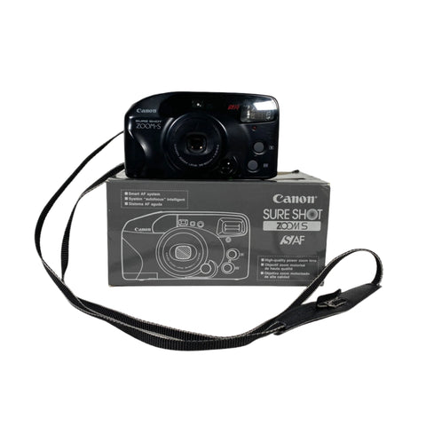 Vintage 1989 Canon Sure Shot Zoom S 35mm Film Camera