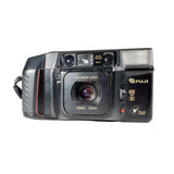 Vintage Fuji camera on a white background