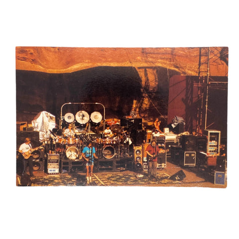 Vintage 1989 Grateful Dead Red Rocks Concert Postcard