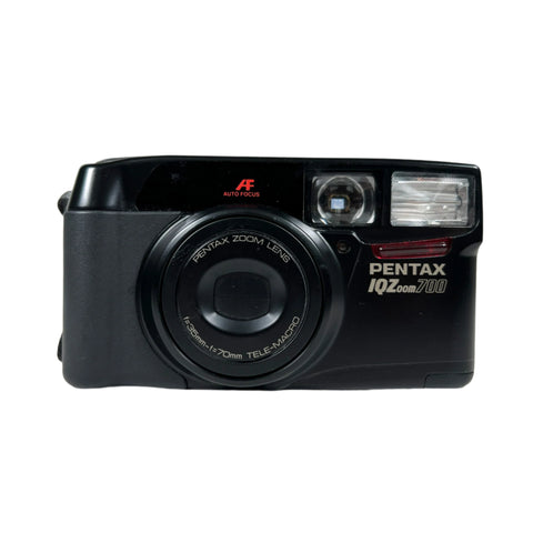 Vintage 1989 Pentax IQZoom 700 35mm Point & Shoot Film Camera