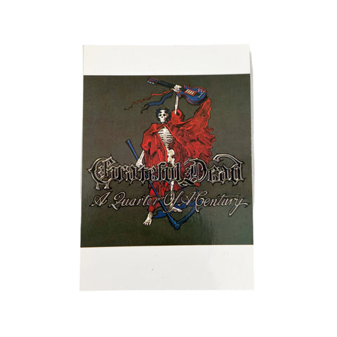 Vintage 1990 Grateful Dead “A Quarter of a Century” Skeleton Postcard