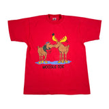 Vintage 1990 Moosle Toe Christmas T-Shirt