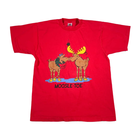 Vintage 1990 Moosle Toe Christmas T-Shirt
