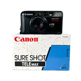 Vintage 1991 Canon Sure Shot Telemax 🟡 BAD COUNTER 🟡 35mm Film Camera