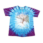 Vintage 1991 Grateful Dead Skeleton Skier Tie-Dye T-Shirt
