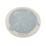 Vintage 1991 R. Biffle Deadhead Window Sticker – Wizard on Fish – 5.75”