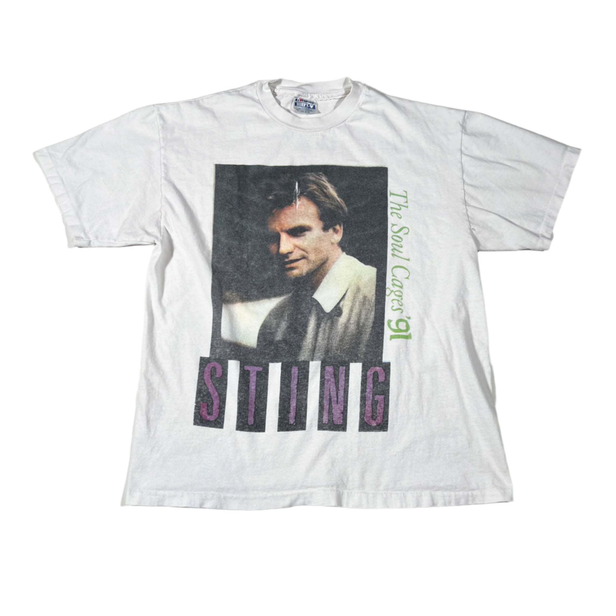 Vintage 1991 Sting The Soul Cages Tour T-Shirt – CobbleStore Vintage 1991 Sting The Soul Cages Tour T-Shirt – CobbleStore