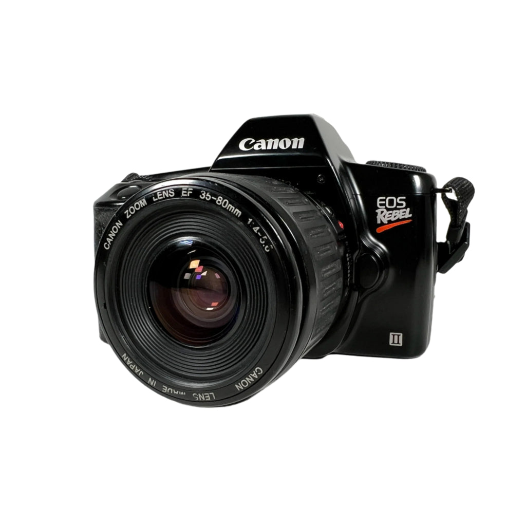 Vintage 1992 Canon EOS Rebel II 35mm SLR Film Camera – CobbleStore