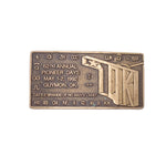 Vintage 1992 Guymon Pioneer Days Solid Brass Belt Buckle
