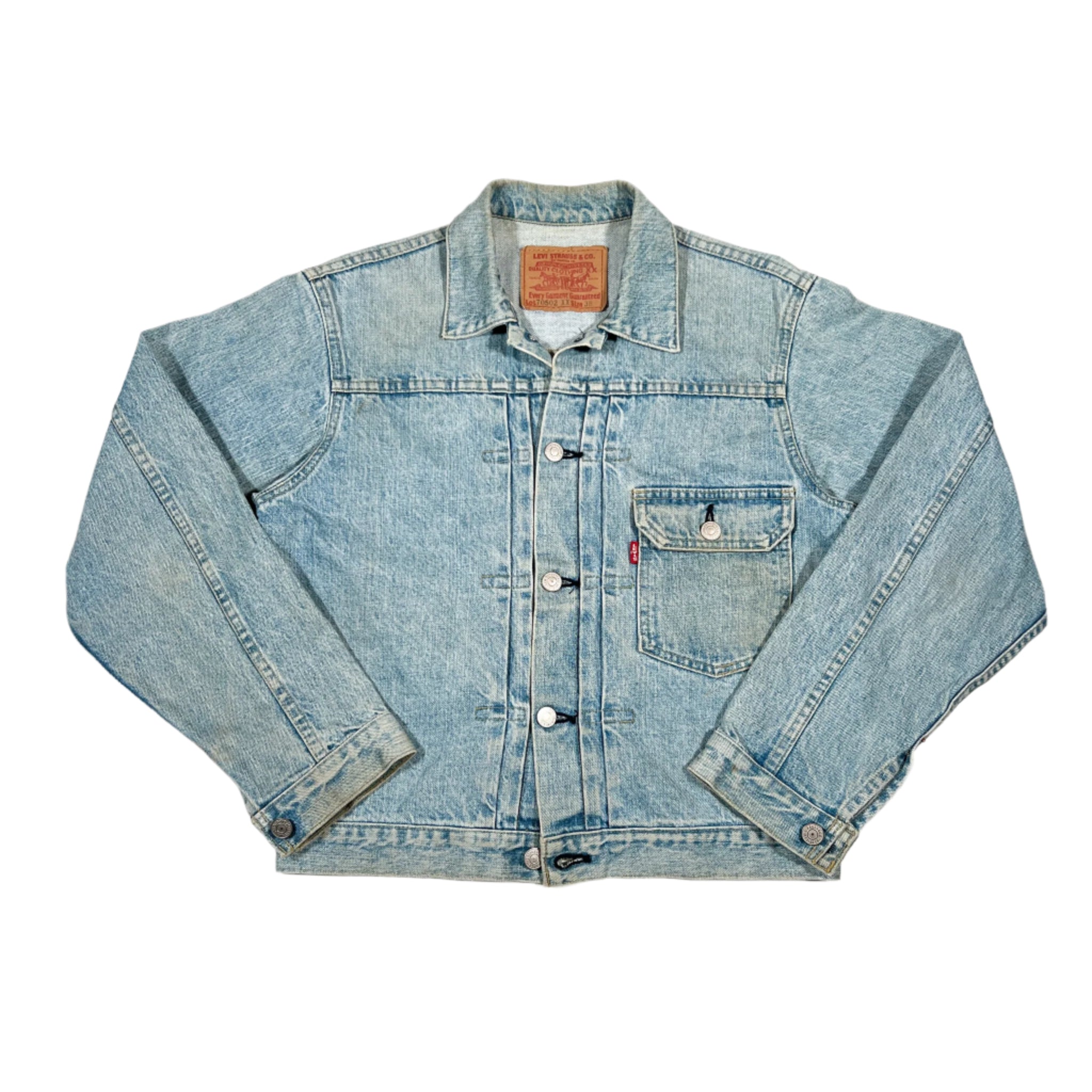 LEVIS TYPE 1 TRUCKER Men's Size 3XL Denim Jacket Vintage