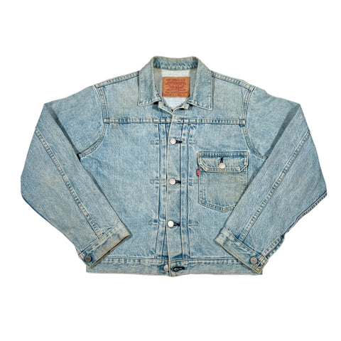 Vintage 1992 Levi's 70502 XX Type 1 Buckle Back Denim Jacket