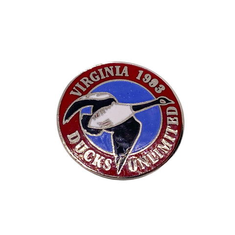 Vintage 1993 Ducks Unlimited Virginia Enamel Pin