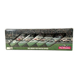 A boxed racing poster offer from Winston, showing a windowed package with multiple small racing posters inside and a green lower section with the text 'SEE INSIDE FOR POSTER OFFER' and a red Winston logo.