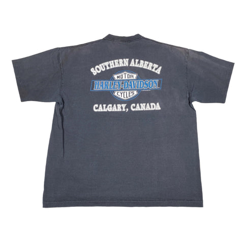 Vintage 1994 Harley Davidson Alberta Pocket T-Shirt