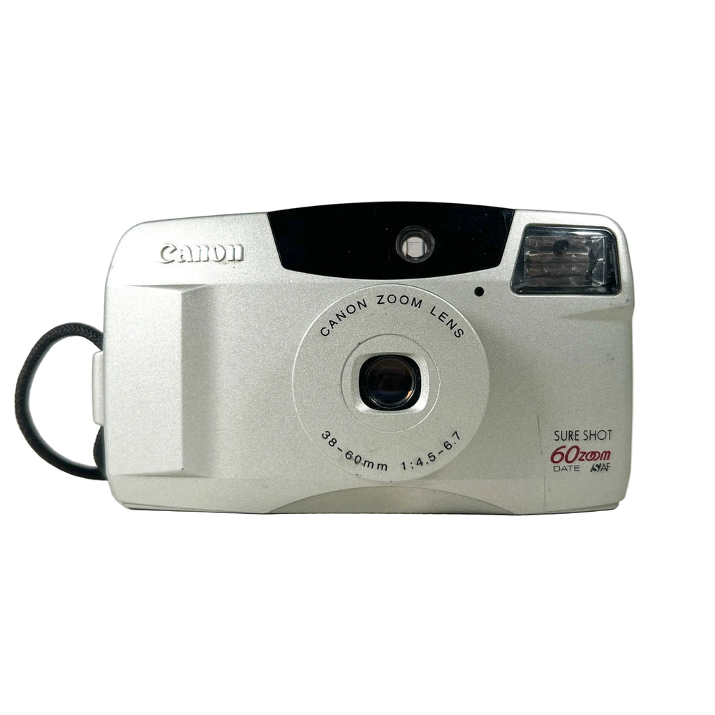 Vintage 1995 Canon Sure Shot 60 Zoom Date 35mm Film Camera