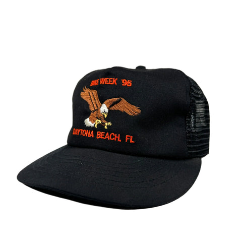 Vintage 1995 Daytona Beach Bike Week Trucker Hat