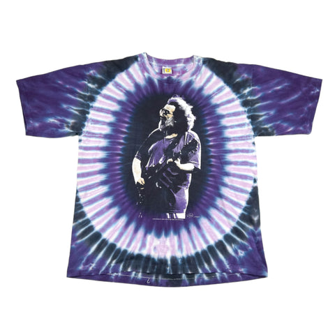 Vintage 1995 Jerry Garcia Memorial Tie-Dye T-Shirt