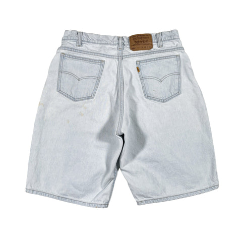 Vintage 1995 Levi's 550 Orange Tab Baggy Denim Shorts
