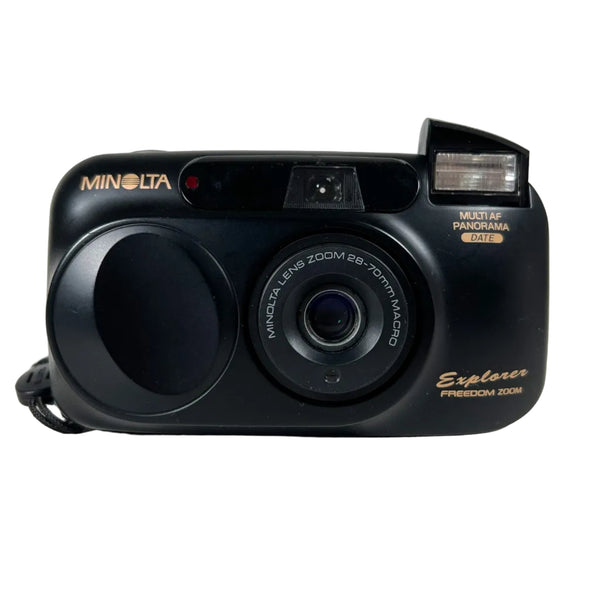 Vintage 1995 Minolta Explorer Freedom Zoom Date 35mm Film Camera