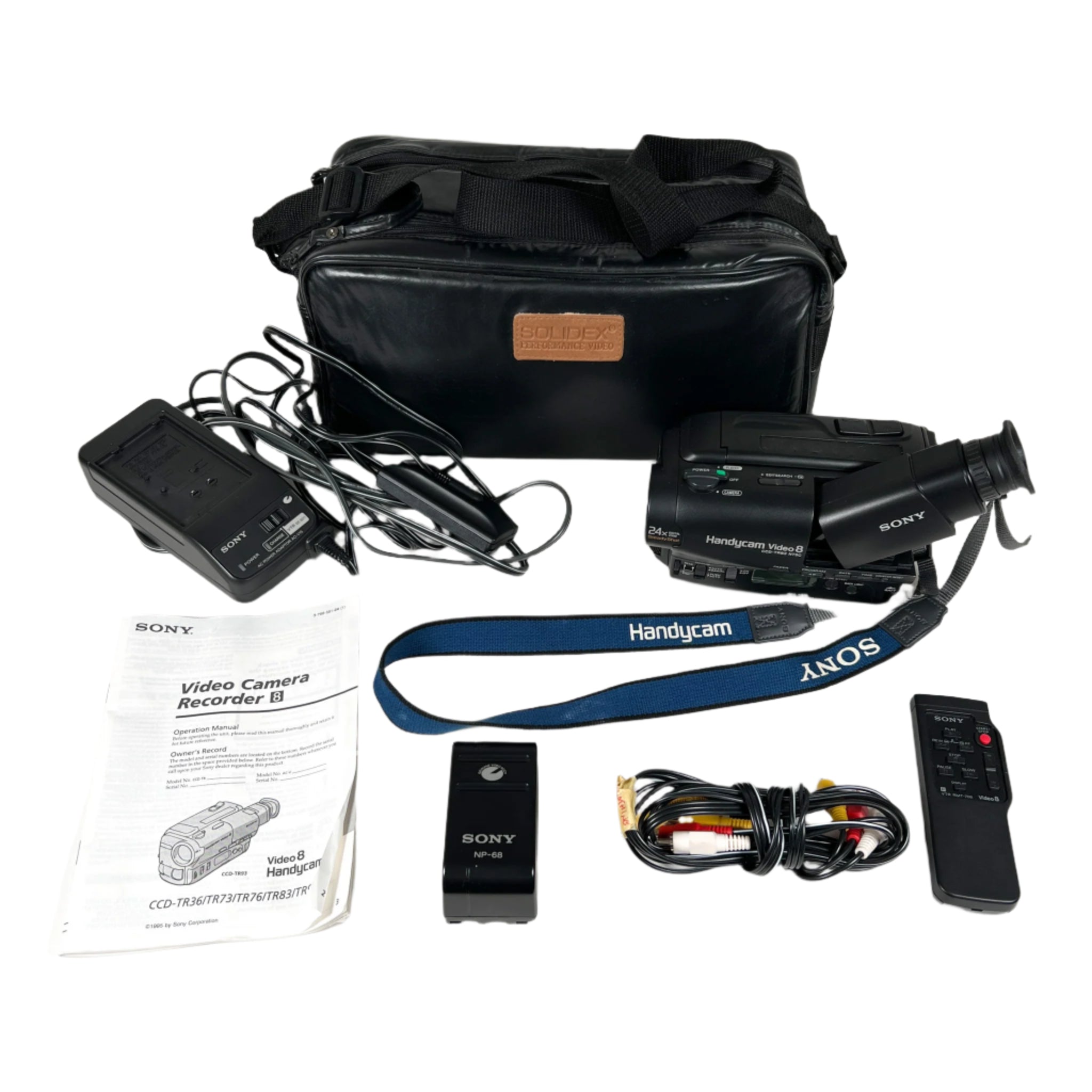 Vintage 1995 Sony CCD-TR83 Handycam Video8 Camcorder