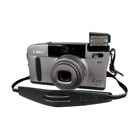 Vintage 1996 Canon Sure Shot Z135 Caption 35mm Film Camera