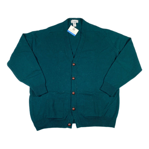 Vintage 1996 LL Bean Wool Cardigan Sweater