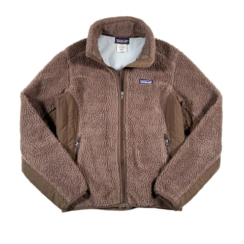 Vintage 1996 Patagonia Synchilla 23071F6 Brown Fleece Zip-Up Jacket