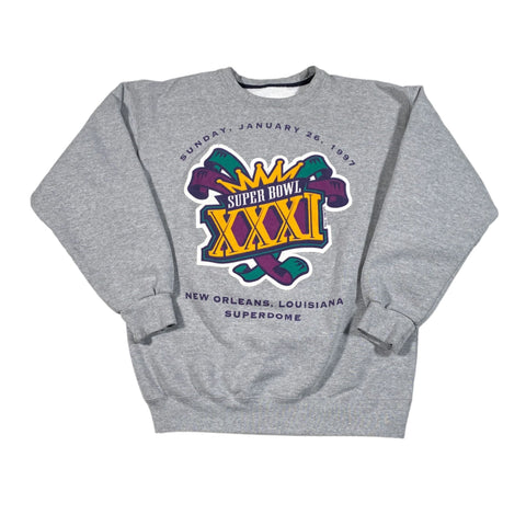 Vintage 1996 Starter Super Bowl XXXI Crewneck Sweatshirt