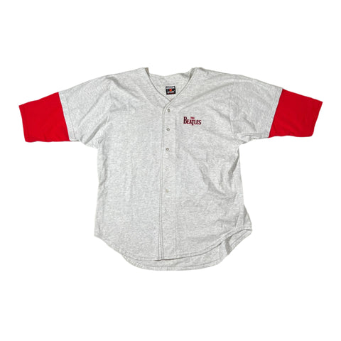 Vintage 1996 The Beatles Psychedelic Heart Baseball Jersey T-Shirt