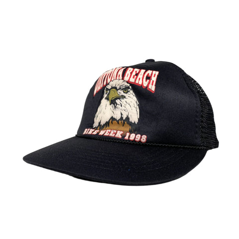 Vintage 1998 Daytona Beach Bike Week Harley TruckerHat