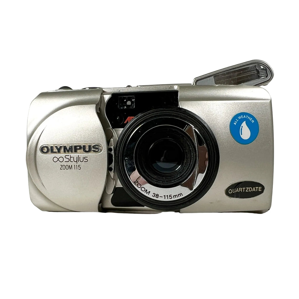 Vintage 1998 Olympus Stylus Zoom 115 Point & Shoot 35mm Film