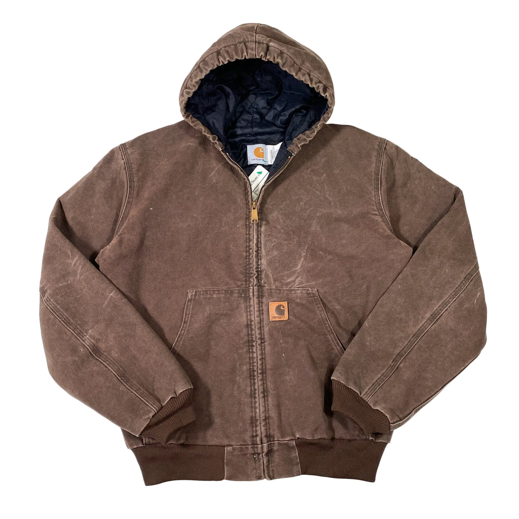 90's Carhartt アクティブジャケット Y06 CHT カーハート Vintage 1999 Carhartt Y06 CHT Chestnut Duck Active Jacket