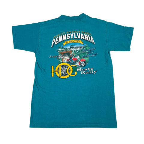 Vintage 1999 Harley Scranton PA HOG State Rally T-Shirt