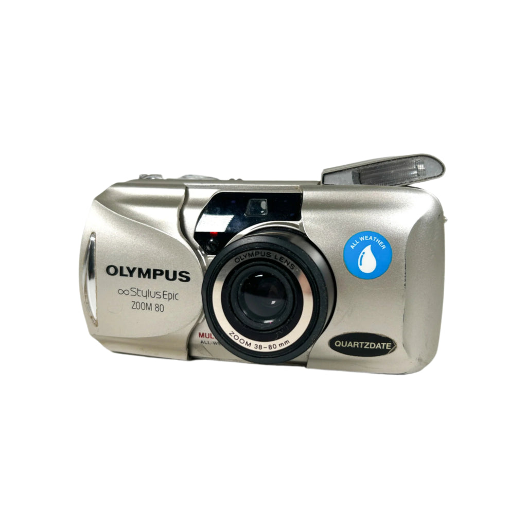 Vintage 1999 Olympus Stylus Epic Zoom 80 35mm Film Camera