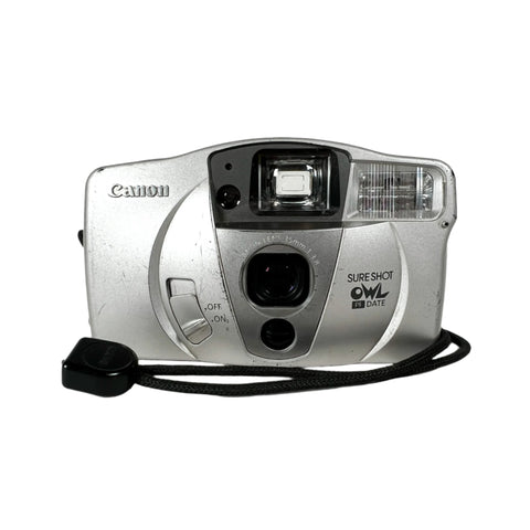 Vintage 2000 Canon Sure Shot Owl PF Date 35mm Film Camera