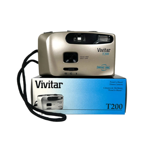 Vintage 2000 Vivitar T200 Point & Shoot Film Camera
