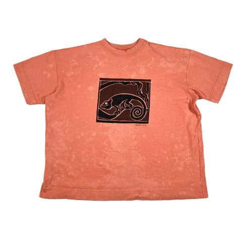 Vintage 2001 Artworks Chameleon Graphic USA Made T-Shirt