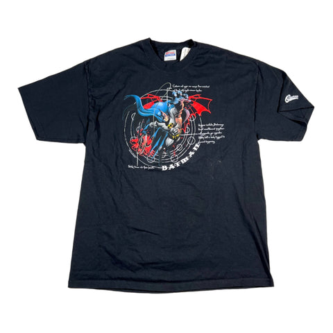 Vintage 2002 Batman Graphiti DC Comics Tactical Suit T-Shirt