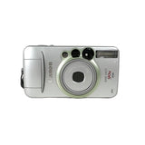 Canon camera on a white background