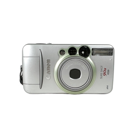Canon camera on a white background