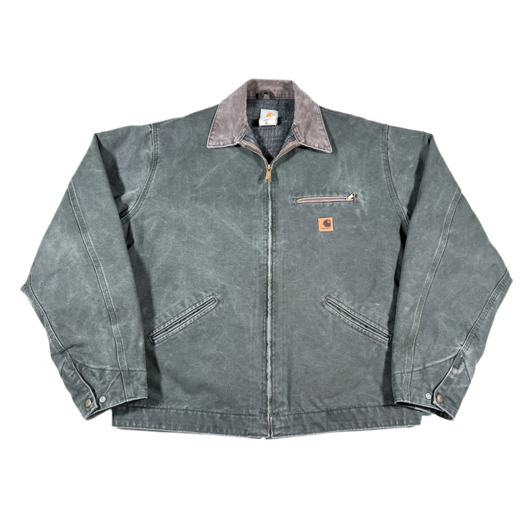 Vintage 2003 Carhartt Detroit J97MOS Green Canvas Work