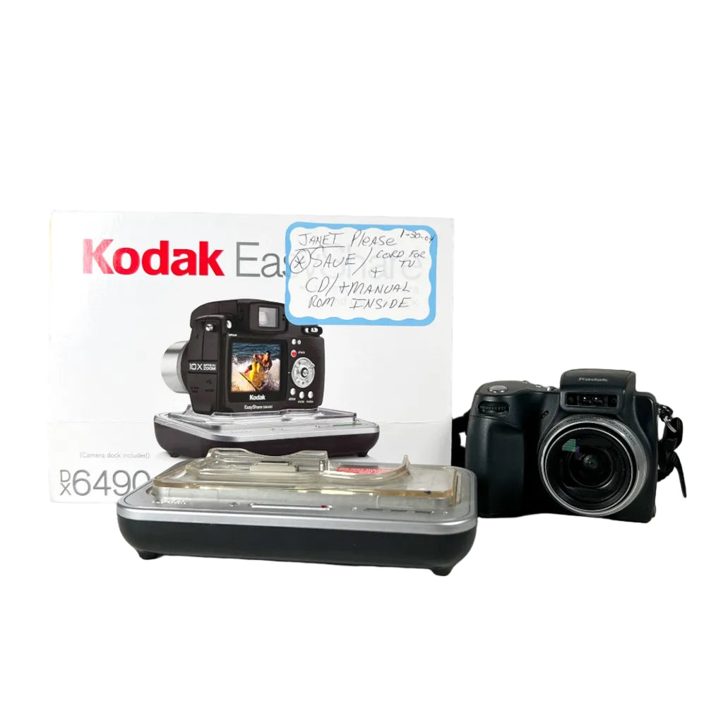 Vintage 2003 Kodak EasyShare DX6490 4MP 10x Optical Zoom Digital