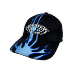 Vintage 2003 Monster Garage Blue Flame Embroidered Hat