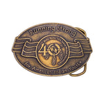 Vintage 2004 Running Strong 40th Anniversary Belt Buckle