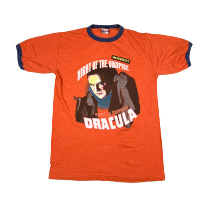 Vintage 2005 Dracula Night of the Vampire Horror Ringer T-Shirt