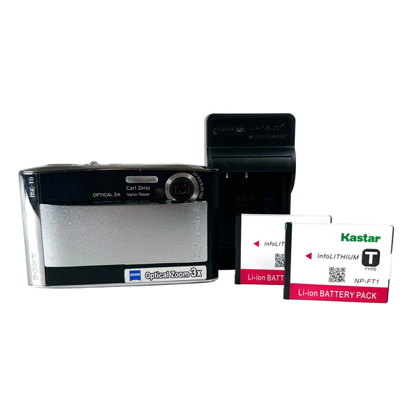 Vintage 2005 Sony Cyber-shot DSC-T5 5.1MP Digital Camera