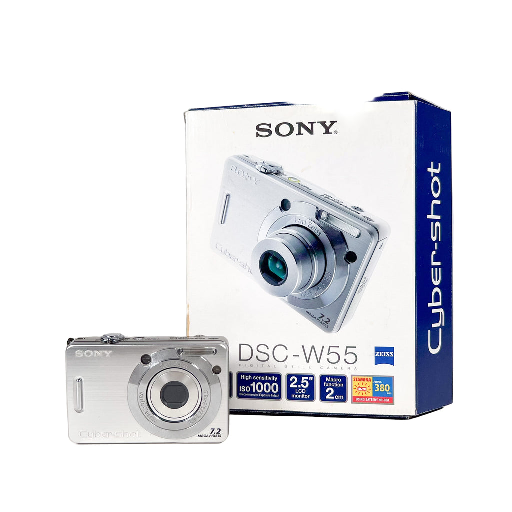 Vintage 2007 Sony Cyber-shot DSC-W55 7.2MP Digital Camera